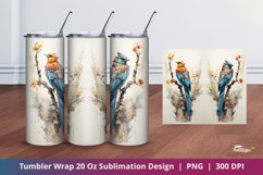 Paradise Bird Lover Tumbler Wrap Sublimation 1 Product Image 1