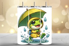 Frog Tumbler Wrap| Tumbler Sublimation Wrap Product Image 1