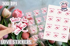 Love sticker Sheet Valentine Day Lovers Funny Sweets PNG Product Image 1