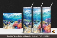 Ocean Exploration Tumbler Wrap Sublimation Design 1 Product Image 1