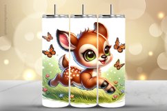 Deer Tumbler Wrap| Tumbler Sublimation Wrap Product Image 1