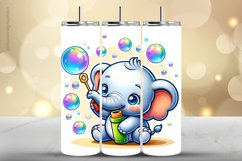 Elephant Tumbler Wrap| Tumbler Sublimation Wrap Product Image 1