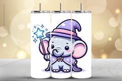 Elephant Tumbler Wrap| Tumbler Sublimation Wrap Product Image 1