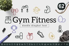 Gym Fitness Dingbat Product Image 1