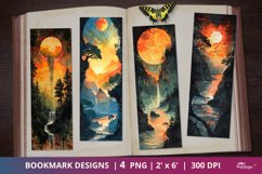 Artistic Sun Rise Scrapbook Bookmark Designs Product Image 1