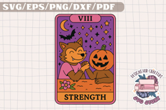 Halloween Tarot Card Funny SVG T shirt Quotes Design Product Image 1