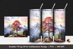 Wild Exoticism Tumbler Wrap Sublimation Design 1 Product Image 1
