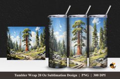 Biggest Tree Tumbler Wrap Sublimation Design 1 Product Image 1