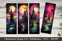 Mythical Horror Bookmarks Sublimation Design Product Image 1