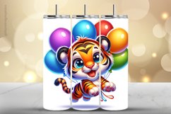 Tiger Tumbler Wrap| Tumbler Sublimation Wrap Product Image 1