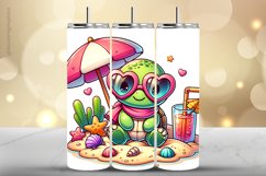 Turtle Tumbler Wrap| Tumbler Sublimation Wrap Product Image 1