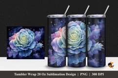 Watercolor Cabbage Tumbler Wrap Sublimation Design 1 Product Image 1