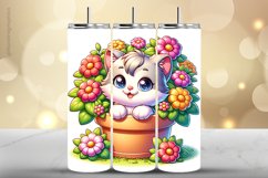 Cat Tumbler Wrap| Tumbler Sublimation Wrap Product Image 1