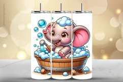 Elephant Tumbler Wrap| Tumbler Sublimation Wrap Product Image 1