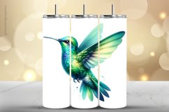 Humming Bird Tumbler Wrap| Tumbler Sublimation Wrap Product Image 1