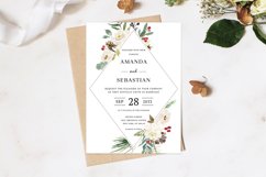 Botanical Greenery Wedding Invitation Product Image 2