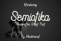 Semiotika - Modern Script Font Product Image 1