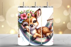 Deer Tumbler Wrap| Tumbler Sublimation Wrap Product Image 1