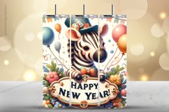 Zebra Tumbler Wrap| Tumbler Sublimation Wrap Product Image 1
