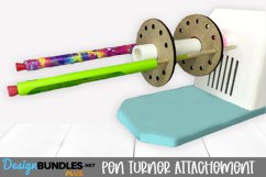 Glitter Pen Turner Attachement Laser Cut Project Product Image 2