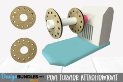 Glitter Pen Turner Attachement Laser Cut Project Product Image 1