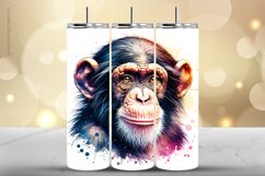 Monkey Tumbler Wrap| Tumbler Sublimation Wrap Product Image 1