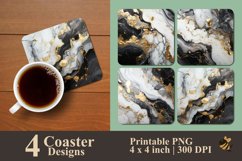 Marble Abstract Coaster Sublimation Designs Product Image 1