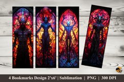 Dark Ghost Bookmarks Sublimation Design Product Image 1