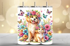 Dog Tumbler Wrap| Tumbler Sublimation Wrap Product Image 1
