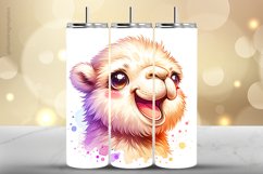 Camel Tumbler Wrap| Tumbler Sublimation Wrap Product Image 1