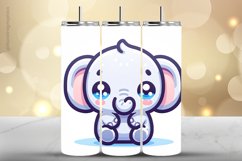 Elephant Tumbler Wrap| Tumbler Sublimation Wrap Product Image 1