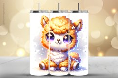 Alpaca Tumbler Wrap| Tumbler Sublimation Wrap Product Image 1