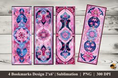 Geometric Pattern Bookmarks Sublimation Design Product Image 1