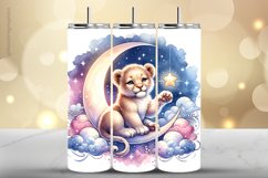 Lion Tumbler Wrap| Tumbler Sublimation Wrap Product Image 1