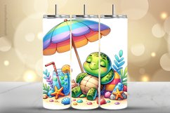 Turtle Tumbler Wrap| Tumbler Sublimation Wrap Product Image 1