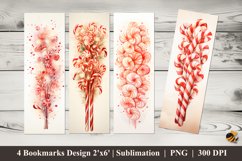 Candy Tree Bookmarks Sublimation Design Product Image 1