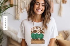 Life&#039;s a Garden Gardening Sublimation T-shirt Design Product Image 1