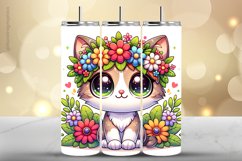 Cat Tumbler Wrap| Tumbler Sublimation Wrap Product Image 1