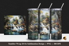Amazing Illustration Tumbler Wrap Sublimation Design 1 Product Image 1