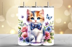 Cat Tumbler Wrap| Tumbler Sublimation Wrap Product Image 1