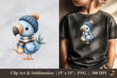 Cute Flamingo DTF Sublimation Clipart Design 1 Product Image 1