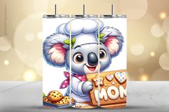 Koala Tumbler Wrap| Tumbler Sublimation Wrap Product Image 1