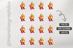 Hen|Printable Animal Sticker Product Image 3