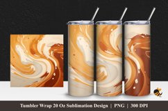 Coffee Blend Tumbler Wrap Sublimation Design 1 Product Image 1