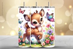 Deer Tumbler Wrap| Tumbler Sublimation Wrap Product Image 1