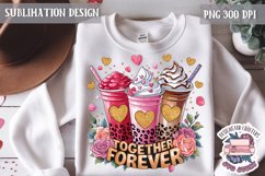 Valentine Quote Symbol Love Sublimation Design PNG Heart Product Image 1