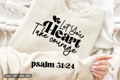 Let Your Heart Take - Christian Sleeve T-Shirt Design Product Image 1