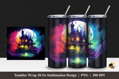 Dwarf House Tumbler Wrap Sublimation Design 1 Product Image 1