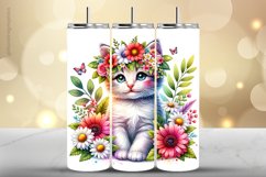 Cat Tumbler Wrap| Tumbler Sublimation Wrap Product Image 1