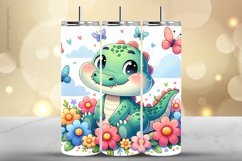 Crocodile Tumbler Wrap| Tumbler Sublimation Wrap Product Image 1